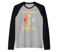 mais l'officier The Sign a Dit de Faire Un Burn-Out en Tant Que mécanicien de Course Automobile Manche Raglan