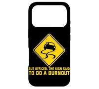 mais l'officier The Sign a Dit de Faire Un Burn-Out Funny Car Guy Coque pour iPhone 17 Pro
