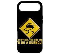 mais l'officier The Sign a Dit de Faire Un Burn-Out Funny Car Guy Coque pour iPhone Air