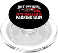 mais Officier, ça s'appelle Une Voie de dépassement - Racing Car Guy PopSockets PopGrip pour MagSafe