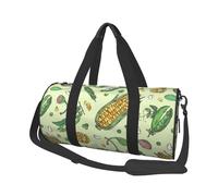 Maïs Pois Gousses Haricots Câpres, Sac de Voyage de Grande capacité, Sac à Main Rond, Sac de Voyage de Sport, fourre-Tout, Sac de Fitness