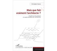 Mais que fait vraiment l'architecte ?: Enquête sur les pratiques et modes d'existence de l'architecture