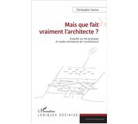 Mais que fait vraiment l'architecte ? Enquête sur les pratiques et modes d'existence de l'architecture - Christophe Camus - L'harmattan - broché - Essai