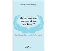 Mais Que Font Les Services Sociaux ? - Paroles De Professionnels De L'action Sociale