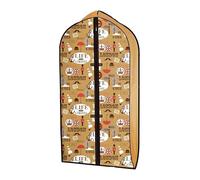 Maishijie 2 Confezione da 150x60cm in Tessuto Oxford Traspirante per Vestiti, Borse per Vestiti e Vestiti, Completo con Cerniera Lunga, (Imprimé (100 X 60 X 9 Cm - 1 Paquet), 100 * 60 * 9cm)