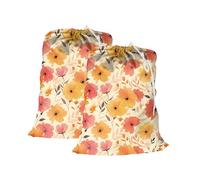 Maishijie Lot de 2 sacs cadeaux géants, pour cadeaux, anniversaire, mariage, Noël, rangement, linge (Autumn-L)