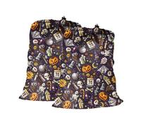 Maishijie Lot de 2 sacs cadeaux géants, pour cadeaux, anniversaire, mariage, Noël, rangement, linge (Dessin Animé.)