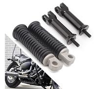 MAISHUSHU Supports De Passager Arrière Noirs Repose-Pieds Repose-Pieds pour Harley Softail Deluxe Fat Boy FLFB Heritage Street Bob FXBB Low Rider FXLR Repose-Pieds (Color : Black Set)