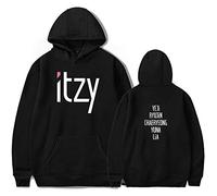 Maisley 2019 Unisex ITZY Sweat à Capuche Kpop ITZY Hoodies Yuna RYUJIN CHAERYEONG LIA YEJI Fans Pull Hoodie Sweatshirt Tops