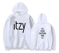 Maisley 2019 Unisex ITZY Sweat à Capuche Kpop ITZY Hoodies Yuna RYUJIN CHAERYEONG LIA YEJI Fans Pull Hoodie Sweatshirt Tops