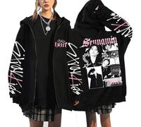 Maisley StrayKids Sweats à Capuche Zippé SKZ Album Doit Sport Harajuku Streetwear Y2K Sweatshirt BangChan Lee Know Changbin Hyunjin Han Felix Seungmin I.N Mode Loose Tops