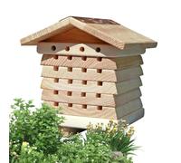 Maison à Abeilles mellifères Habitat pour Papillons en Bois et décoration