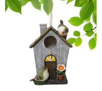 Maison à Colibris - Nichoir en Résine Anti-Vent Et | Abri De Nidification | pour Le Repos Et Le Jeu des Oiseaux Au Jardin Ou À L'Intérieur