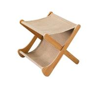 Maison À Gratter En Carton Pour Chat Lit Pliable Interactif 2 Niveaux | Griffoirs pour Chat pour Jeux Intérieurs Détente et Vie de