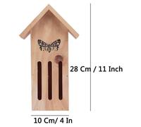 Maison à insectes en bois Maison à papillons Hôtel à insectes pour papillons Abeilles et coccinelles