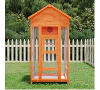 Maison à oiseaux en bois - vidaXL - 91,5x53x170 cm - Bois de pin massif - Grillage métallique - Toit résistant à l'eau
