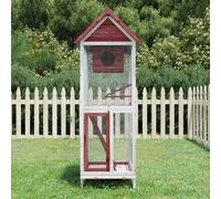 Maison à Oiseaux Enclos Volière Jardin Extérieure Bois Massif de Pin vidaXL