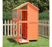 Maison à Oiseaux Enclos Volière Jardin Extérieure Bois Massif de Pin vidaXL