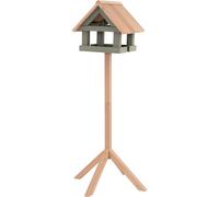 Maison À Oiseaux Station D'alimentation FRED En Pin Avec Support