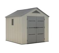 Maison à outils en plastique Boston 2,5 x 2,46 m CoverTech gris