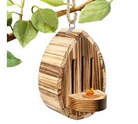 Maison à Papillons - Habitat Suspendu en Bois | Abri pour mangeoire en Form