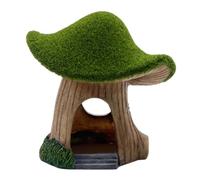 Maison à poissons pour aquarium, maison champignon d'aquarium - Décoration de maison de champignon - Décoration de grotte pour poissons vivants, crevettes pour animaux domestiques, reptiles