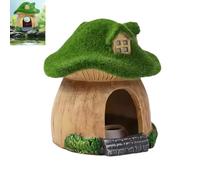 Maison Aquarium en Résine Cachette pour Poisson Betta | Décoration Grotte pour Crevettes et Poissons,Abri pour Aquarium,pour Petits Poissons,Crevettes,Escargots,Accessoire Aquarium