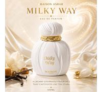 Maison Asrar Milky Way Eau De Parfum 100ML Lait Doux Vanille Caramel Fève Tonka Parfum Unisexe Longue Tenue Verre