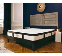 Maison Aubertin Matelas Altesse 140x190, 26 cm Ép, Lit 2 Personnes, Mémoire de Forme Haute Densité 55 kg/m³, Accueil Ferme, Soulage Le Mal de Dos, Soutien Ferme et Orthopédique, Chambre Adulte