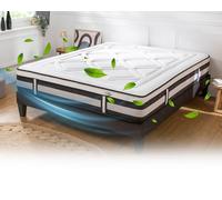 Maison Aubertin Matelas Calliope 180x200, 28 cm Ép, Lit 2 Personnes, Mémoire de Forme Haute Densité 60 kg/m³, Soulage Le Mal de Dos, Soutien Ferme et Orthopédique, Chambre Adulte