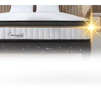 Maison Aubertin Matelas Emeraude 140x200, 24 cm Ép, Lit 2 Personnes, Mémoire de Forme Haute Densité 60 kg/m³, Accueil Moelleux, Soulage Le Mal de Dos, Soutien Ferme et Orthopédique, Chambre Adulte
