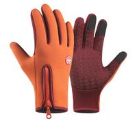 Maison Aura Gants Chauds, Imperméables & Tactiles Gants d'hiver résistants à l'eau et au vent, gants thermiques légers pour la course, le cyclisme,gants de sport chauds pour hommes et femmes