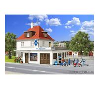 Maison avec balcon et atelier mécanique "Aral" - KIBRI 38202 - HO 1/87