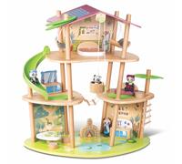 Maison bamboo bear panda hape