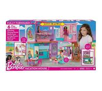 Maison Barbie Malibu - MATTEL - HCD50 - Plus de 30 pièces - 2 étages - Pour enfants de 4 à 10 ans