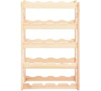 *MAISON BELLE* Casier à Vin - Casier à bouteille Meuble Range Bouteille - Etagère de rangement pour 20 bouteilles Pinède 971874