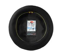 Maison Berblanc - Authentique béret Basque, Laine Merinos imperméable, Homme ou Femme Le Parisien - Taille 61 cm - Noir