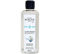 MAISON BERGER - Recharge Lampe Berger Bleu Séduction - Prête à l'emploi - Parfume et Purifie - Diffusion Fine, Homogène et Longue Durée - 500ml