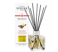Maison Berger - Bouquet Parfumé Vanille Gourmet - Diffuseur Parfum Maison + 8 Bâtonnets - Diffusion Longue Durée, Douce et Continue - 125ml