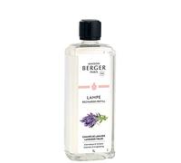 Maison Berger - Champs de Lavande - Recharge Huile Parfumée Prête à l'Emploi pour Lampe Berger - Purifie et Désodorise l'Air - Diffusion Longue Durée (1 litre) - Fabriqué en France