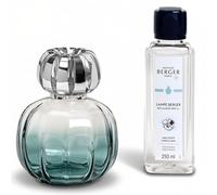 MAISON BERGER - Coffret Lampe Berger Corali avec Recharge Parfum 250ml, Prête à l'emploi - Parfume et Purifie - Diffusion Fine, Homogène et Longue Durée (Vert)