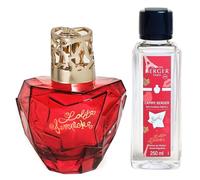 MAISON BERGER - Coffret Lampe Berger Lolita Lempicka - Avec Recharge Parfum, Prête à l'Emploi - Purifie et Parfume - Diffusion Fine, Homogène et Longue Durée (Rouge)