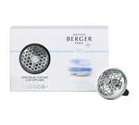 Maison Berger Diffuseur Voiture Parfumé - Clip Métal 4,5 cm avec Recharge Incluse, Fabrication Française - Clip Grille Aération - Jusqu’à 4 Semaines de Diffusion (Vent d'Océan)