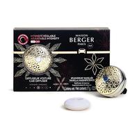 Maison Berger Diffuseur Voiture Parfumé - Clip Métal 4,5 cm avec Recharge Incluse, Fabrication Française - Clip Grille Aération - Jusqu’à 4 Semaines de Diffusion (Pomelis)