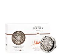 Maison Berger Diffuseur Voiture Parfumé - Clip Métal 4,5 cm avec Recharge Incluse, Fabrication Française - Clip Grille Aération - Jusqu’à 4 Semaines de Diffusion (Pétillance Exquise)