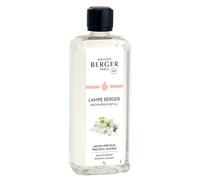 Maison Berger - Jasmin Précieux - Recharge Huile Parfumée Prête à l'emploi pour Lampe Berger - Purifie et Désodorise l'Air - Diffusion Longue Durée (1 Litre) - Fabriqué en France