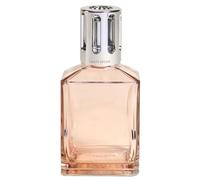 MAISON BERGER Lampe Berger Carrée Nude - Lampe à Catalyse en Verre 370 ML - Système 2-en-1 pour Aider à Purifier Puis Parfumer l’Air - Monture Droite Argent - Vendue sans Parfum