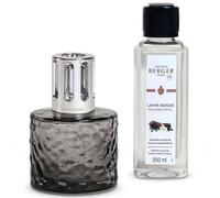 Maison Berger - Lampe Berger Mirage Noire avec Recharge Splendeur Vanillée 250 ML - Lampe à Catalyse pour Parfumer et Aider à Purifier l’Air - Objet Déco Élégant - Coffret Cadeau