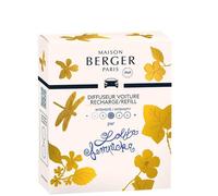 MAISON BERGER - Lot de 2 Recharges Diffuseur Voiture - Système Céramique - Diffusion 4 à 6 Semaines - Parfum Lampe Berger - Fabriqué en France (Lolita Lempicka)