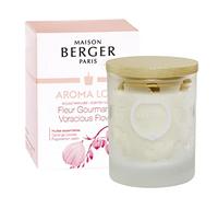 Maison Berger Paris - Bougie Parfumée - Collection Aroma - Parfum Aroma Love Fleur Gourmande -180 gr